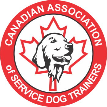 Canadian Association of Service Dog Trainers round badge